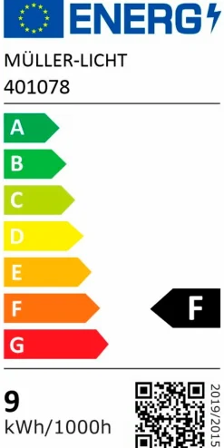 MÜLLER-LICHT E27|LED-Globe E27/9 Watt/Energie F