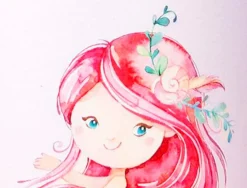 Kinder ELOBRA kids LED-Kinderlampe Mara Meerjungfrau