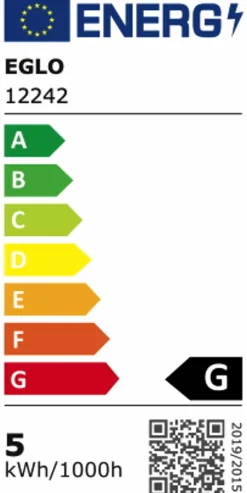 EGLO E27|LED-Kolbenform E27/4,9Watt/Energie G