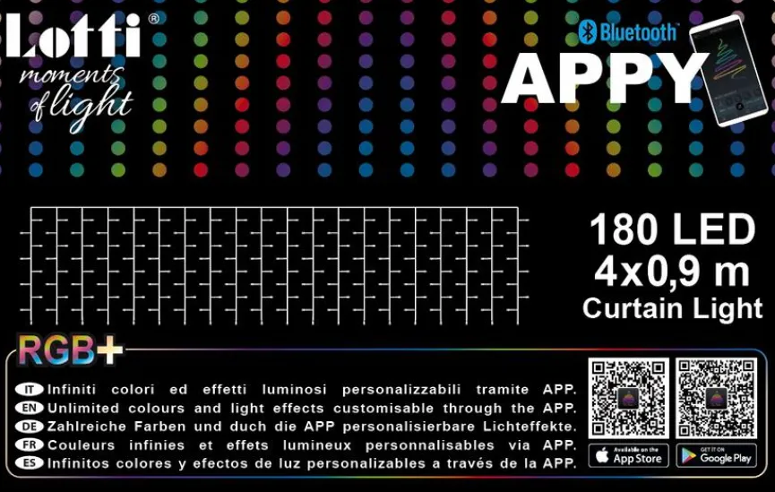 Lotti Lichterketten & Dekoleuchten|Lichterketten & Dekoleuchten|LED-Lichtervorhang Appy 180