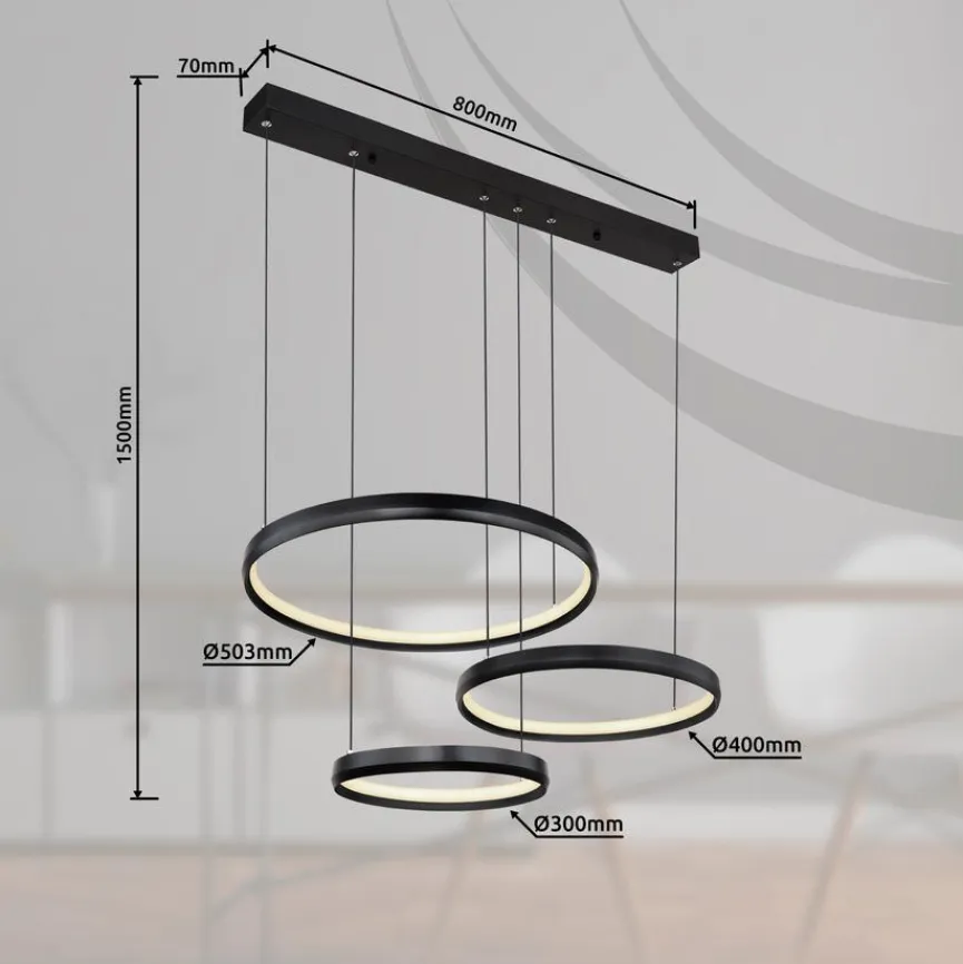 Globo Pendelleuchten|LED-Pendelleuchte Halli
