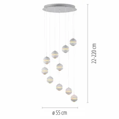 SCHÖNER WOHNEN-Kollektion LED-Pendelleuchte Lini