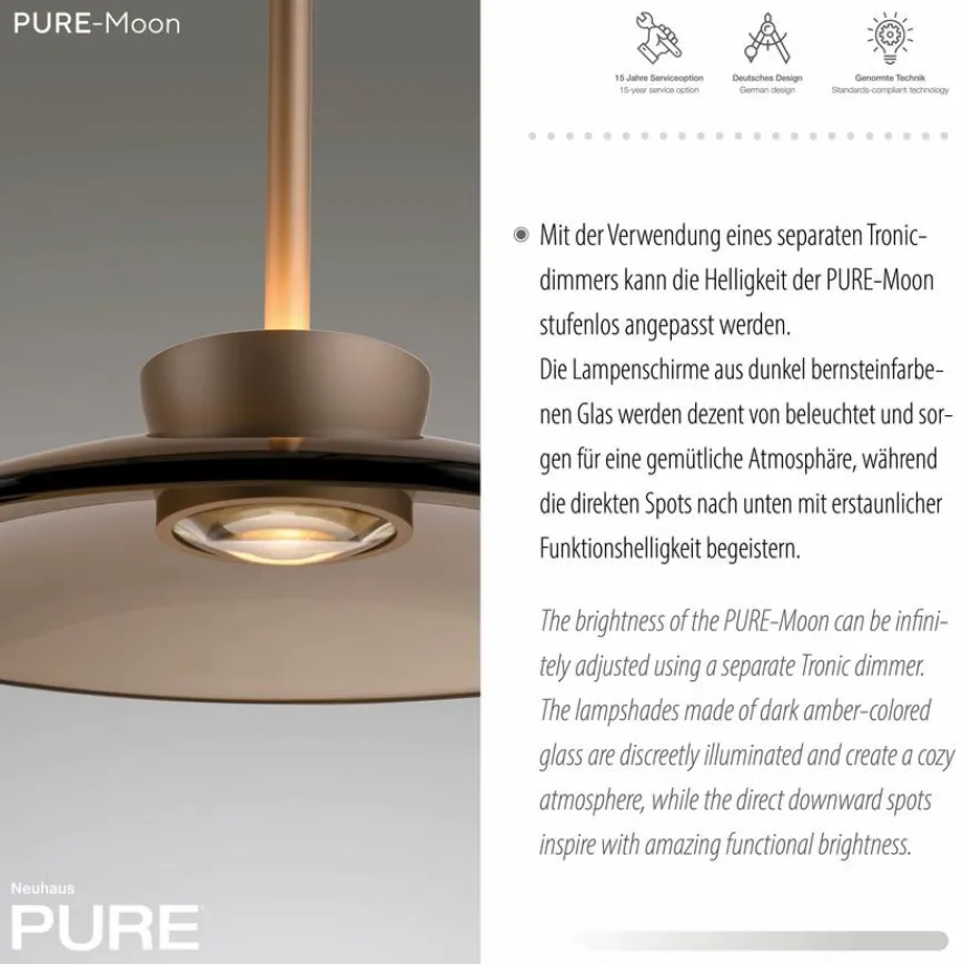 Neuhaus PURE Pendelleuchten|LED-Pendelleuchte Pure Moon