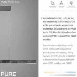 New LED-Pendelleuchte Pure Moto-Rise Pendelleuchten