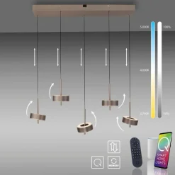 Q SMART HOME LIGHTS LED-Pendelleuchte Q-Rotate
