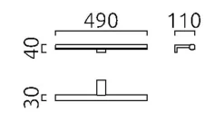 Helestra LED-Spiegelleuchte Gaia