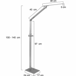 Steinhauer LED-Stehlampe Serenade