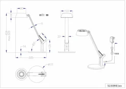 Trio Tischlampen|LED-Tischleuchte Ava