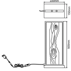 Brilliant LED-Tischleuchte Chaumont