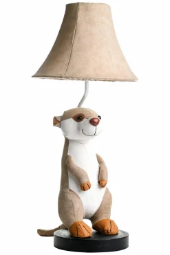 Kinder Happy Lamps LED-Tischleuchte Eddie das Erdmännchen