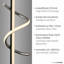 JUST LIGHT. Tischlampen|LED-Tischleuchte Emanda