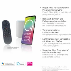 Q SMART HOME LIGHTS LED-Tischleuchte Q-Rotate