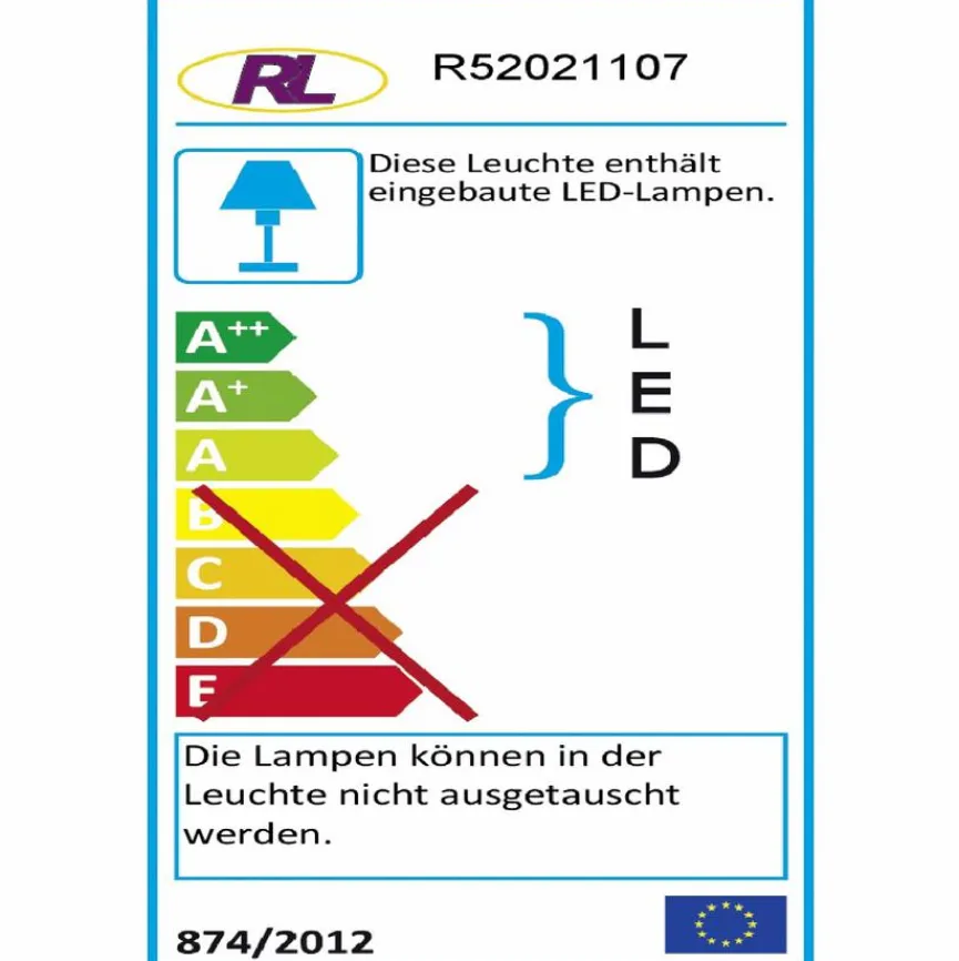 Reality Leuchten LED-Tischleuchte Queen