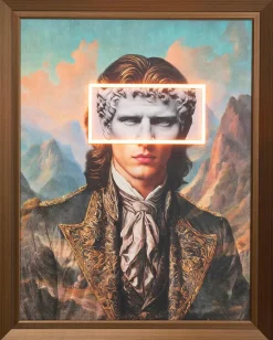 KARE DESIGN LED-Wandbild 80 x 100 cm Art Gentleman