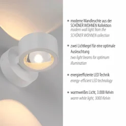 Outlet LED-Wandleuchte Chia Wandleuchten