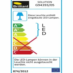 Brilliant LED-Wandleuchte Solution
