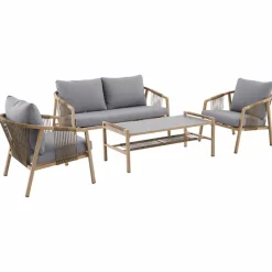 MWH Loungemöbel-Sets|Gartenmöbel-Sets|Loungemöbel Set Kanto 4 tlg.
