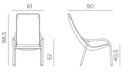 Nardi Loungesessel|Loungesessel Net Lounge