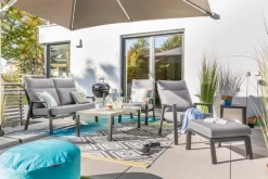 Gartensofas|Loungesofas|Lounge-Sofa Deluxe Lounge Alu