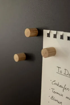 Metallbude Memoboards|Magnete Holz Ela 4er-Set