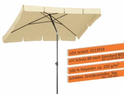 Schneider Schirme Marktschirm Aquila 225 x 120 cm