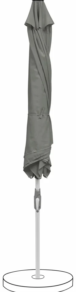 Glatz Marktschirm Slide 300 cm rund