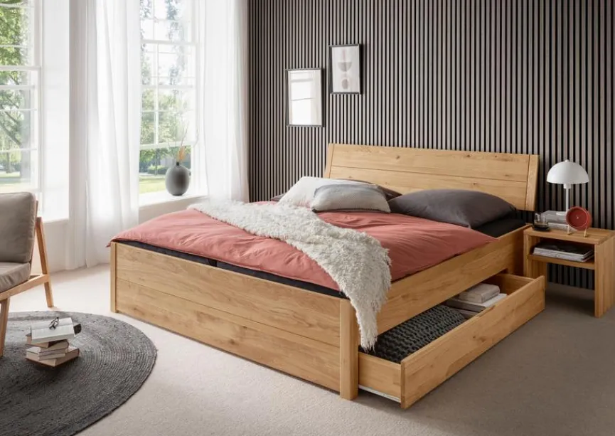 Outlet Massivholzbett BE-0829 180 x 200 cm Betten