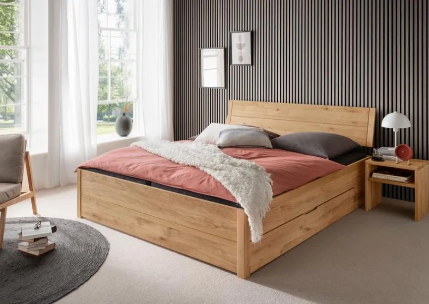 Outlet Massivholzbett BE-0829 180 x 200 cm Betten