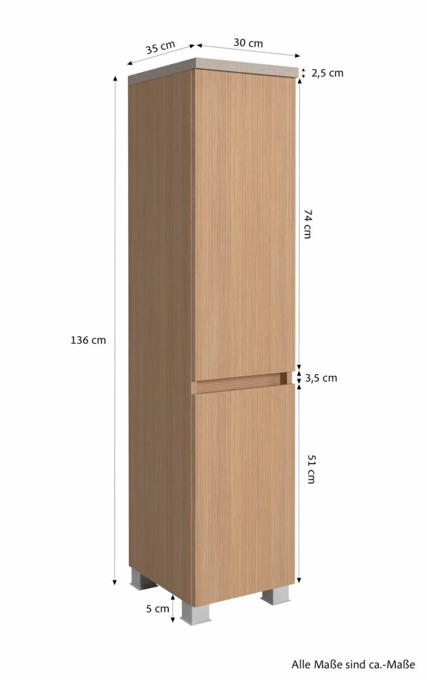 Held-Möbel Badschränke|Midischrank Rosario