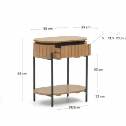 Kave Home Nachttische & Kommoden|Nachttisch Licia