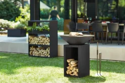 Best Outdoor-Kochstelle Classic Storage Black 100 Feuerschalen|Holzkohlegrills
