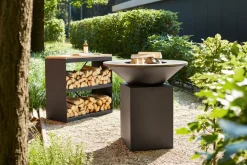 Outdoor-Kochstelle Classic Black 85 Feuerschalen|Holzkohlegrills