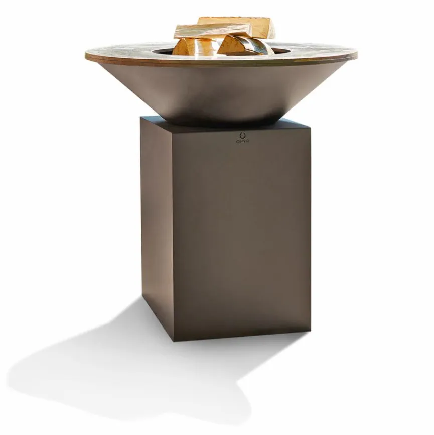 Outdoor-Kochstelle Classic Black 85 Feuerschalen|Holzkohlegrills