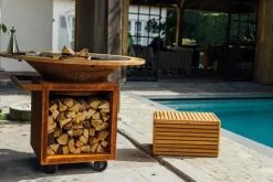 OFYR Feuerschalen|Holzkohlegrills|Outdoor-Kochstelle Classic Storage 100 Pro