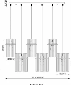 Globo Pendelleuchte Gorley