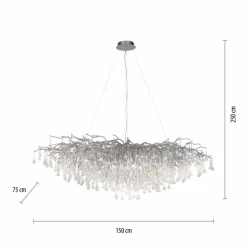 Paul Neuhaus Pendelleuchten|Pendelleuchte Icicle