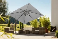 Hot Pendelschirm Rhodos Twist Model 2024 Sonnenschirme