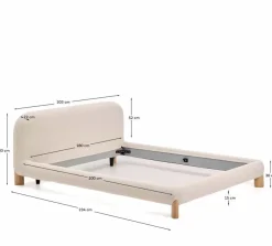 Polsterbett Odina 180 x 200 cm Betten