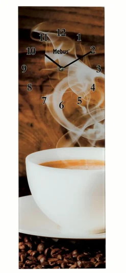 Mebus Wanduhren|Quarzwanduhr 41794 25x75 cm