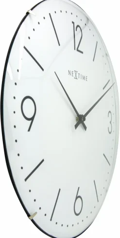 Nextime Wanduhren|Quarzwanduhr Basic Dome Ø 35 cm