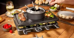 Sonstige Küchenkleingeräte|Backformen|Raclette/Fonduekombination Severin RG 2347