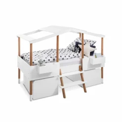 Kinder Kinderbetten|Kinderbetten|Rollschubkästen Piloti 2er-Set