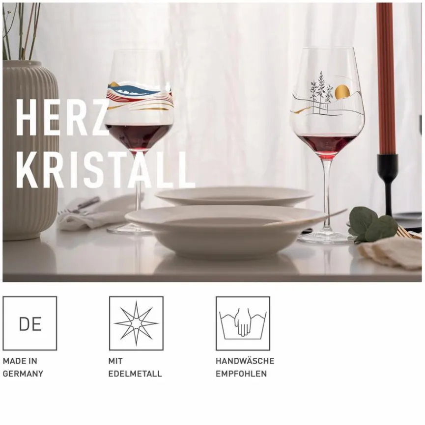 Ritzenhoff Gläser|Rotweinglas Herzkristall 570 ml