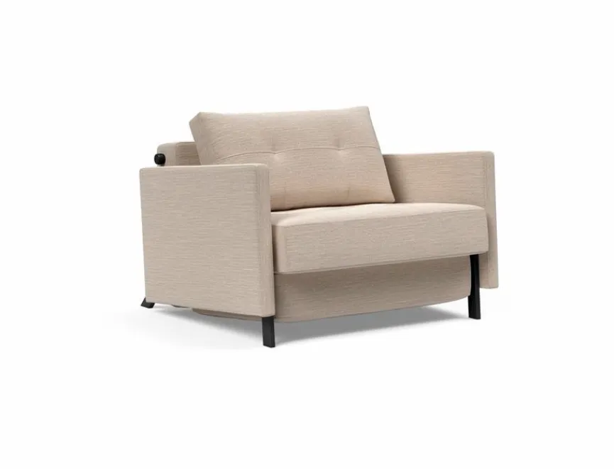 INNOVATION LIVING Schlafsofas|Sessel|Schlafsessel Cubed 90 mit Armlehnen