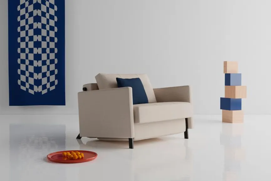 INNOVATION LIVING Schlafsofas|Sessel|Schlafsessel Cubed 90 mit Armlehnen