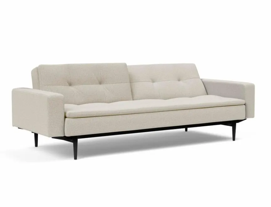INNOVATION LIVING Schlafsofas|Schlafsofas|Schlafsofa mit Armlehnen Dublexo Styletto schwarz