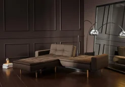 Schlafsofa mit Armlehnen Dublexo Styletto hell Schlafsofas|Schlafsofas