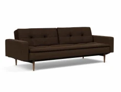 Discount Schlafsofa mit Armlehnen Dublexo Styletto dunkel Schlafsofas|Schlafsofas