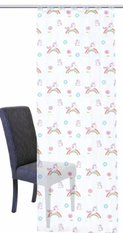 Schmidt Vorhänge & Gardinen|Schlaufenschal Einhorn 140 x 245 cm