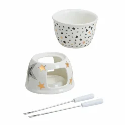 Tischdeko|Schalen & Schüsseln|Schoko-Fondue Stern/Herz 250 ml